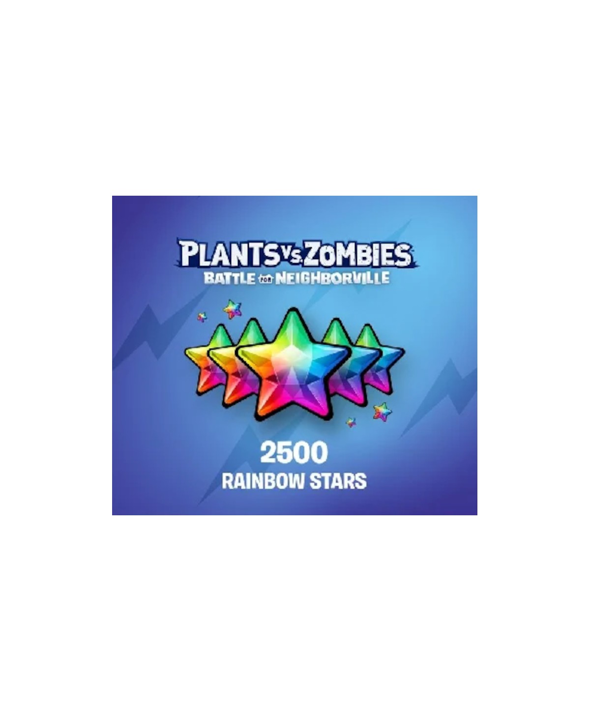 Plants vs. Zombies: Battle for Neighborville - 2500 Rainbow Stars DLC XBOX One / Xbox Series X|S Xbox One Key GLOBAL